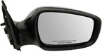 Passenger Side Power Heated Mirror Paint to Match Smooth Black Compatible with 2012-2016 Hyundai Accent HY1321186