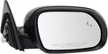 Passenger Side Power Heated Mirror with Turn Signal, Blind Spot, Puddle Light, Paint to Match Compatible with 2020-2023 Kia Soul KI1321236