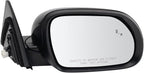 Passenger Side Power Heated Mirror with Turn Signal, Blind Spot, Puddle Light, Paint to Match Compatible with 2020-2023 Kia Soul KI1321236