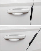 Black Car Door Edge Guard Trim Molding Crash Scratch Protector 2Pcs