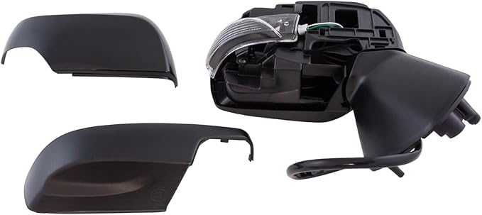 Passenger Side Power Heated Mirror with Turn Signal Textured Black Compatible with 2013-2014 Subaru XV Crosstrek SU1321131