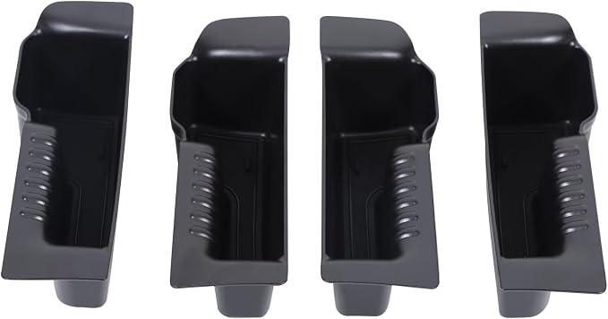 Car Door Handle Storage Organizer Compatible with Ford Maverick 2022-2025 2026, Front Rear Door Handle Armrest Insert Tray Glove Pallet Box Side Door Storage Box TPE Interior Accessories