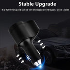 4 in 1 USB C Car Charger, 168W Multi USB Cigarette Lighter Adapter, Socket Splitter with 3 USB Ports, 12V/24V Dual USB Type C PD Fast Car Charger Adapter for iPhone 17/Air/16/15 Pro Max iPad GPS