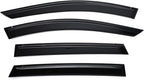 Tape-on Sun/Rain Guard Side Window Visor Deflectors Rain Guards Compatible with 2024 2025 Crosstrek Window deflectors 4 Pcs