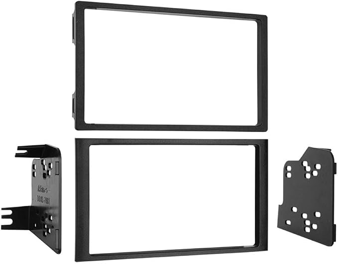 Metra 95-7861 Double DIN Installation Dash Kit for 2003-2008 Honda Pilot & Metra Electronics 40-HD10 Factory Antenna Cable to Aftermarket Radio Receivers for Select Honda/Acura Vehicles