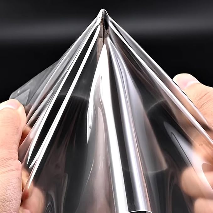 Roll Door Edge Guard Made with Paint Protection Film 0.4" 1" 2" 4" 8" x 240" 5' to 33 Yd, 8mil Impact Areas Scratches Chips Debris Clear Long-Lasting Resistant UV (0.4 inches x 40 YD)