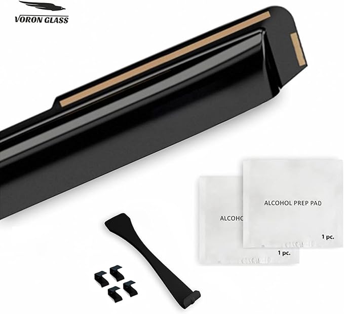 Voron Glass in-Channel Extra Durable Rain Guards for Chevrolet (Chevy) Silverado 2500HD/3500HD 2015-2019 Crew Cab, Window Deflectors, Vent Window Visors, 4 Pieces - 200277