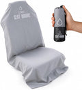 Car Seat Towel | Premium Microfiber Towel Seat Covers for Cars | Universal Fit & Machine Washable | Portable Car Seat Towel Cover After Gym, Yoga, Beach (Light Grey)