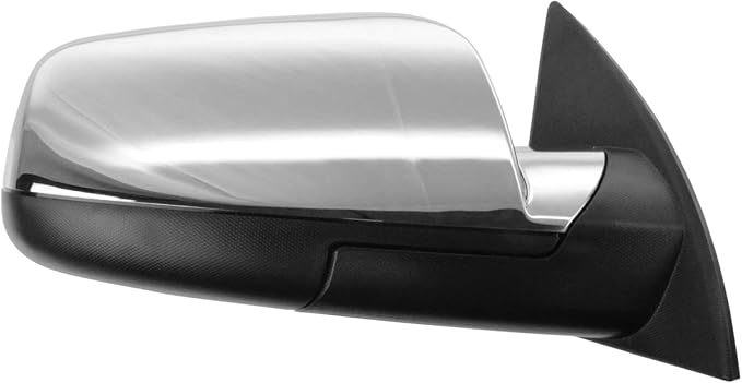 Passenger Side Mirror Assembly Electric Adjustment Heated No Memory Chrome Compatible with 2014 Chevrolet Equinox GMC Terrain GM1321477