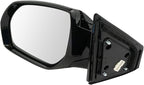 Driver & Passenger Side Power Heated Mirror Set Paint to Match Smooth Black Compatible with 2013-2016 Hyundai Santa Fe HY1320206 HY1321206