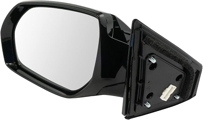 Driver & Passenger Side Power Heated Mirror Set Paint to Match Smooth Black Compatible with 2013-2016 Hyundai Santa Fe HY1320206 HY1321206