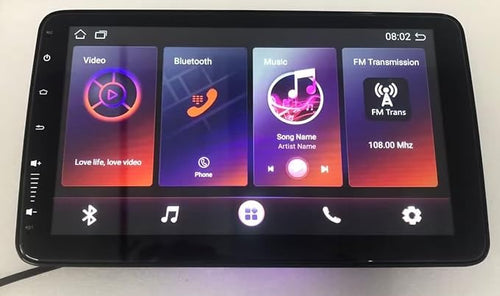10.1" car Back seat headrest Monitor with Android System Easy Adjustable fit to Play Video Music apps Download