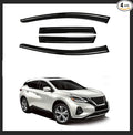 Tape-On Rain Guard 4-Piece for 2015-2022 Nissan Murano Windows Visor Shield Shade Smoke 94675