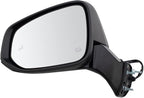 Driver & Passenger Side Mirror Set Power Heated Paint to Match with Blind Spot Indicator Compatible with 2020-2023 Toyota Highlander TO1320415 TO1321415