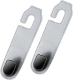 Car Seat Headrest Hook, 2PCS Vehicle Seat Back Hangers Organizer for Handbag Purse Coat, Automotive Interior Headrest Storage Hooks, Universal for SUV Automobile Truck (Gray)