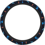 Fancy Butterflies Elastic Steering Wheel Cover Non-Slip Breathable Steering Wheel Protector Fit Auto, SUVs, Truck