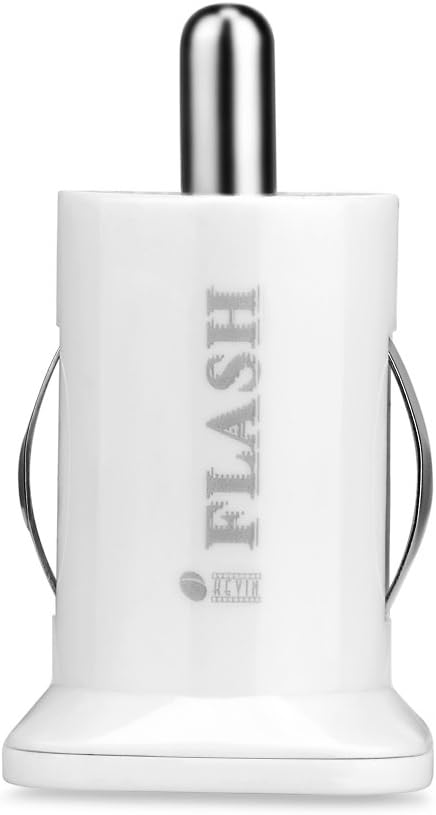 Dual USB Car Lighter Charger Adapter with 3A Output - fast Heavy Duty Ouput - Support Apple iPad Pro / Air 2 / mini 2/3/4 iPhone X / 8 Plus / 7 / 6S Plus / 6 / SE /5S (White)