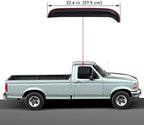 Extra Durable in-Channel Auto Vent Window Visor, Fits 1980-1996 Ford Bronco & Ford F-150/F-250/F-350; 1997 F-250 HD, Regular Cab/SuperCab/SuperCrew, Original Wind Deflector, Smoke, 2-Pcs
