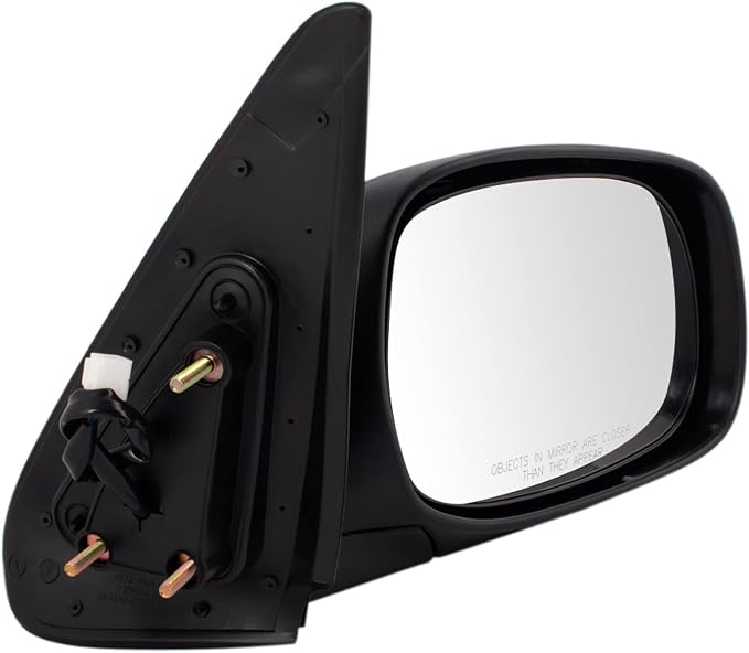 Passenger Side Mirror Assembly Electric Adjustment Non-Heated No Memory Chrome Compatible with 2003-2006 Toyota Tundra Crew Cab TO1321228