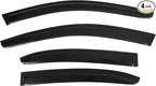 Tape On Window Visors Fits for 2011-2018 Volkswagen Jetta 4-Door Sedan Only, Side Auto Window Wind Deflectors, Ventshade, Rain Guards for Cars/Trucks