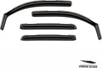 Voron Glass in-Channel Extra Durable Rain Guards for Chevrolet (Chevy) Silverado 2500HD/3500HD 2015-2019 Crew Cab, Window Deflectors, Vent Window Visors, 4 Pieces - 200277