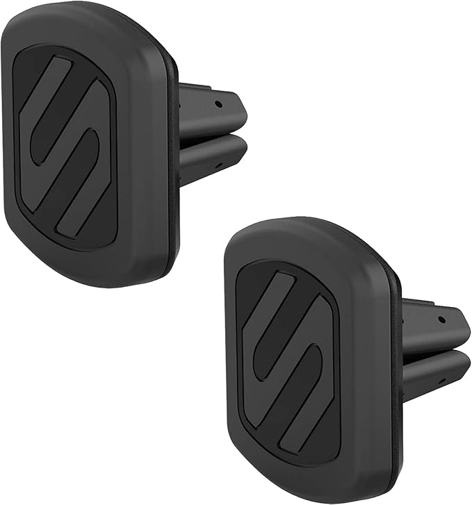 MAGVM2B-2PKBP0 MagicMount Magnetic Phone Mount for Car Air Vent, Universal Cell Phone Holder for Car Vent Mount, Strong Magnet Hold, Compatible with iPhone, Samsung, & All Devices (Pack of 2)