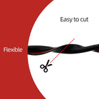 Self-Adhesive Car Door Edge Guards - U Channel Rubber Edge Trim for Metal Edge Protection, Fits Most Car Doors, Hatches, Lockers & Panels, 20Ft