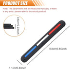 4PCS Car Door Edge Guards, Anti-Scratch Anti Collision Car Door Protector Bumper Guard Trim Sticker, Universal Self Adhesive Rearview Mirror Protective Strip Auto Exterior Accessory (Red/White/Blue)