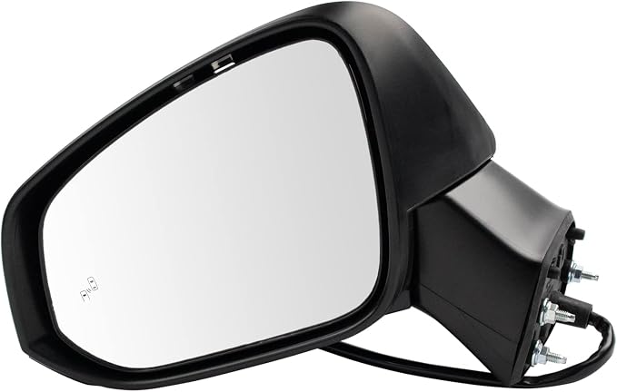 Driver & Passenger Side Power Heated Mirror Set Paint to Match with Puddle Light Compatible with 2019-2021 Toyota RAV4 TO1320385 TO1320389