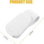 Sunglasses Holders for Car Sun Visor, Leather Eyeglasses Hanger Mounter, Magnetic Glasses Holder and Ticket Card Clip, Auto Interior Accessories Universal for SUV Pickup Truck