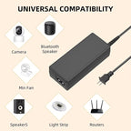 12V AC/DC Adapter Compatible With Relaxor Model 994 Massage Lounger SeatTopper Soothing Heat Adjustable Kneading Rolling Spot Seat Topper Cushion RL9937959 2.5A Power Supply Cord Charger PSU