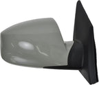 Passenger Side Power Heated Mirror Smooth Black Paint to Match Compatible with 2010-2015 Hyundai Tucson HY1321175