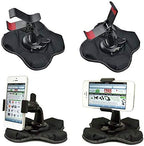"Claw-X" NonSlip Universal Smartphone Beanbag Friction Dashboard Mount | compatible with iPhone 17 16 15 Pro MAX Air Galaxy S26 S25 Ultra Pixel 10 9 (All smartphones up to 4 inch wide)