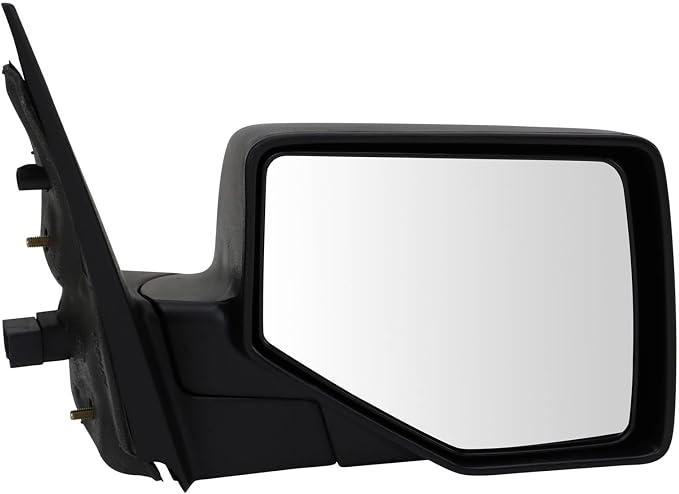Driver and Passenger Side Mirror Set Power Textured Black with Puddle Light Compatible with 2006-2010 Ford Explorer FO1320271 FO1321271