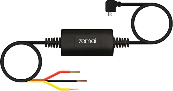 Micro USB Hardwire Kit UP02 for Dash Cams, 10ft, 12V-30V to 5V/2.4A, Low Voltage Protection 11.8V, 24 Hour Parking Surveillance Power Supply for A800S-1 Car Cameras