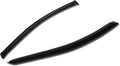 Window Visors Compatible with 06-11 Honda Civic Coupe, Pair of Tape-On Side Window Vent Visor Deflectors Rain Guard, Glossy Dark Smoke