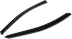 Window Visors Compatible with 06-11 Honda Civic Coupe, Pair of Tape-On Side Window Vent Visor Deflectors Rain Guard, Glossy Dark Smoke