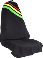 Waterproof Car Towel Seat Covers Front Seats for After Gym Workout,Auto Universal Interior Sweat Towels Cloth Bucket Carseat Cover Protector for Trucks SUV RV Boat Van (Black)