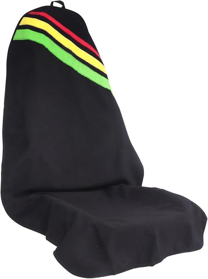 Waterproof Car Towel Seat Covers Front Seats for After Gym Workout,Auto Universal Interior Sweat Towels Cloth Bucket Carseat Cover Protector for Trucks SUV RV Boat Van (Black)