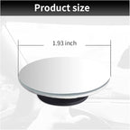 ZIMISI Round Blind Spot Car Mirror, 2" HD Glass Wide Angle Convex Mirror with Adjustable Stick, 360 Degree Frameless Rear View Mirrors for Car, SUV,Truck (Round)