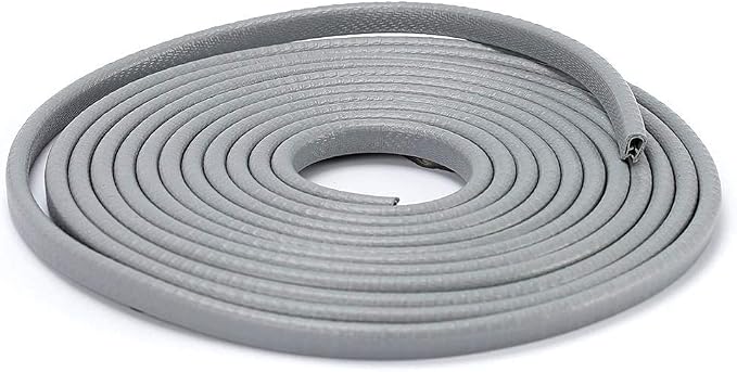 65.6ft(20m) Car Door Edge Guards Light Gray– Fits Most Vehicles, No Glue, U-Shaped, Built-in Metal Clips, Scratch and Chip Resistant – Reduces Dings in Parking Lots