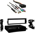 HA-40GM10 Compatible with Chevy Corvette 90-96 Aftermarket Antenna Adapter, Metra 99-3051 Single or Double DIN ISO-Mount Kit and 70-1857 Tuner Relocation and Bose Integration Harness