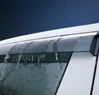 4Pcs for Toyota Camry 2012-2017 Window Visor Rain Guard Deflector Chrome Trim Smoke