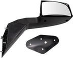 Passenger Side Manual Mirror Chrome Cover Smooth Finish Fits 2004-2014 Volvo VNL
