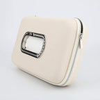 Car Tissue Holder, Sun Visor Napkin Holder, Car Visor Tissue Holder, Luxury PU Leather Backseat Tissue Case Holder (Beige)
