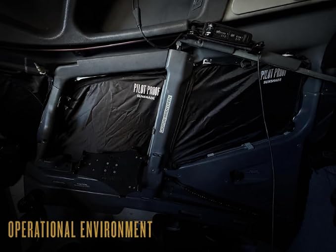 Boeing 737 Cockpit Sunshade Kit – Triple-Layer Blackout Window Shades for 737 NG & MAX Flight Deck | Precision-Fit, Foldable | Built by Pilots