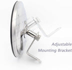 5 Inch Convex Round Mirror Blind Spot For Isuzu NPR NQR NRR FSR FVR FRR Mitsubishi Fuso Canter Truck Bus Atv Utv Adjustable Bracket 2Pcs