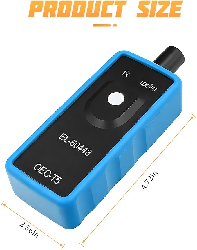 TPMS Relearn Tool for GM Vehicles, EL-50448 Tire Pressure Monitor Sensor Activation Reset Tool OEC-T5, System Programming Training for Most Series Cars (Blue)