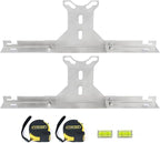 Wheel Alignment Tool for DIY Toe Adjustment, Stainless Steel Toe Alignment Plates Allow Quickly Operation, Easy Way to Check Toe in/Out, Fits Most Cars & Trucks(Patent Design)
