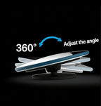Blind Spot Mirror, Fan Shaped, 2 Pack | HD Glass Convex Rear View, 360 Degree Adjustable, Frameless, For Cars, Vans, SUVs and Trucks